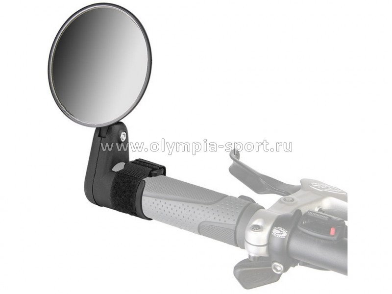 Зеркало заднего вида DX-2002V пласт. черное на липучке