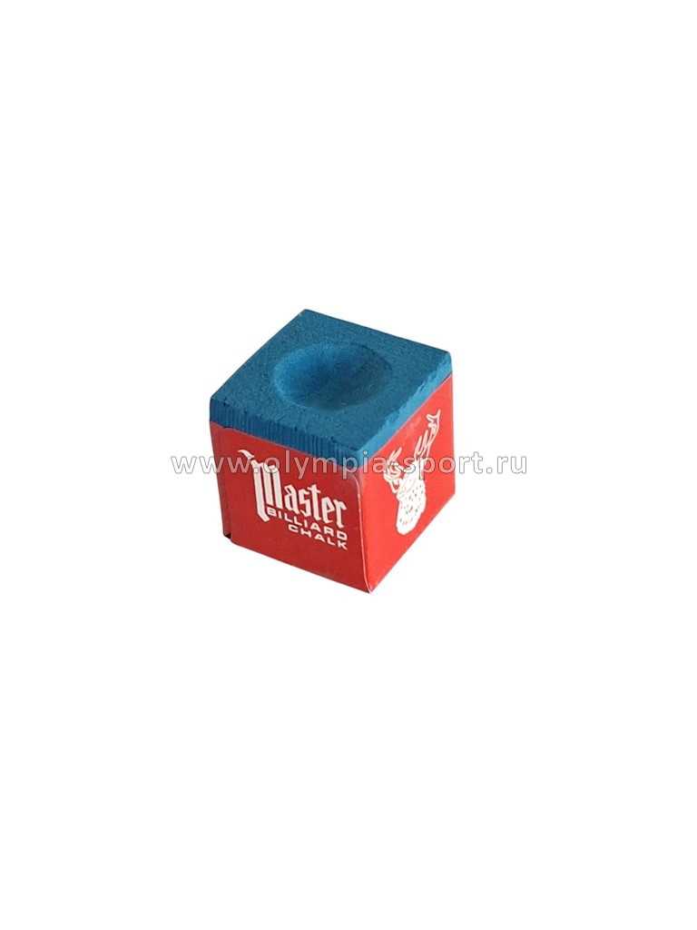 Мел для кия Master цв.синий (1шт)