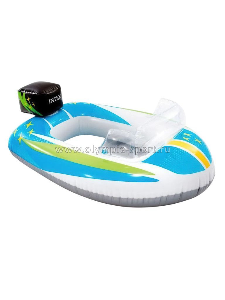 Лодочка надувная Intex 59380 с сидением и со спинкой, 3-6 лет