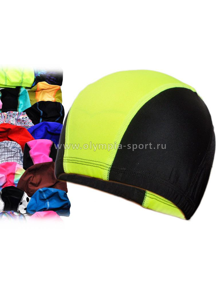 Шапочка для плавания ЧЕРСА 1001, ткань - полиамид+ лайкра М