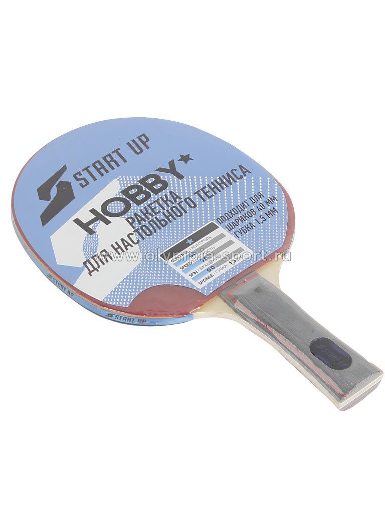 Ракетка для н/т Start Up Hobby 1Star (9867) (анатомическая ручка)