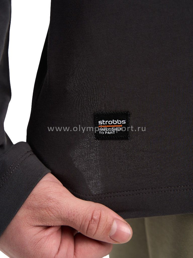 Лонгслив мужской Strobbs E2411-1 темно-серый