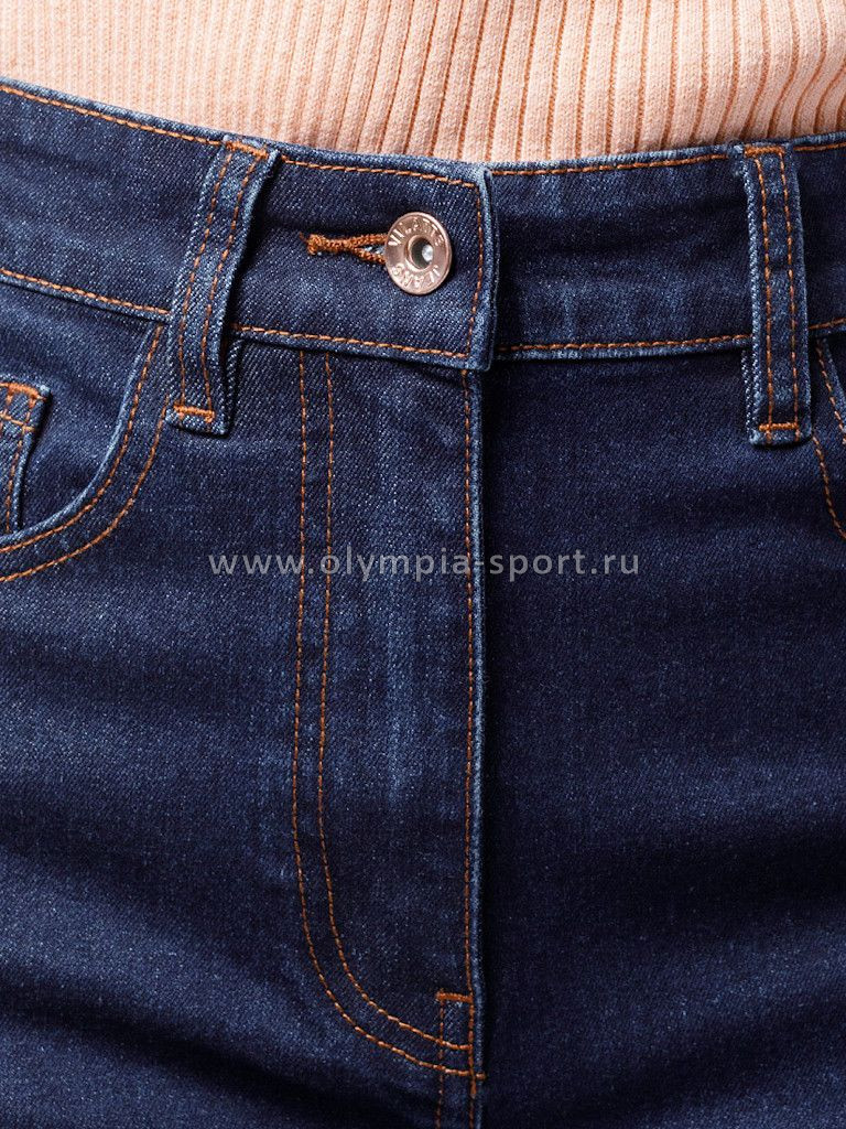Джинсы женские D54.293 темно-синий
