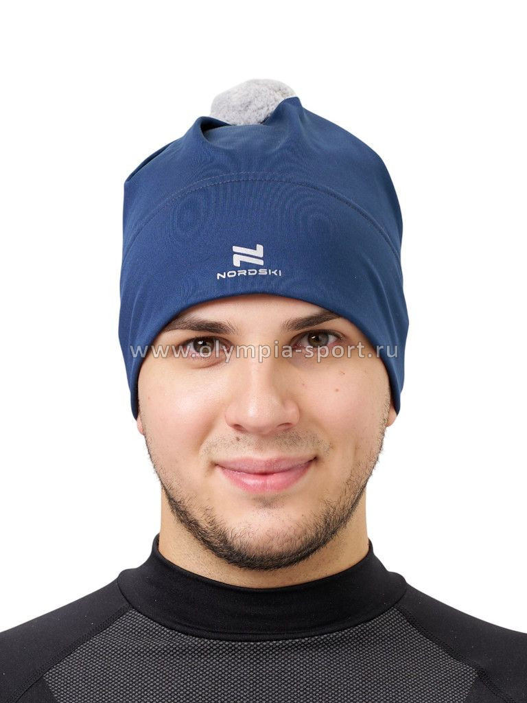 Шапка тренировочная Nordski Train Blueberry NSV273021 OS