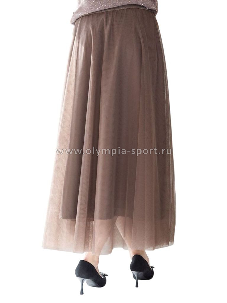 Юбка женская Vilatte D26.204 кофейный