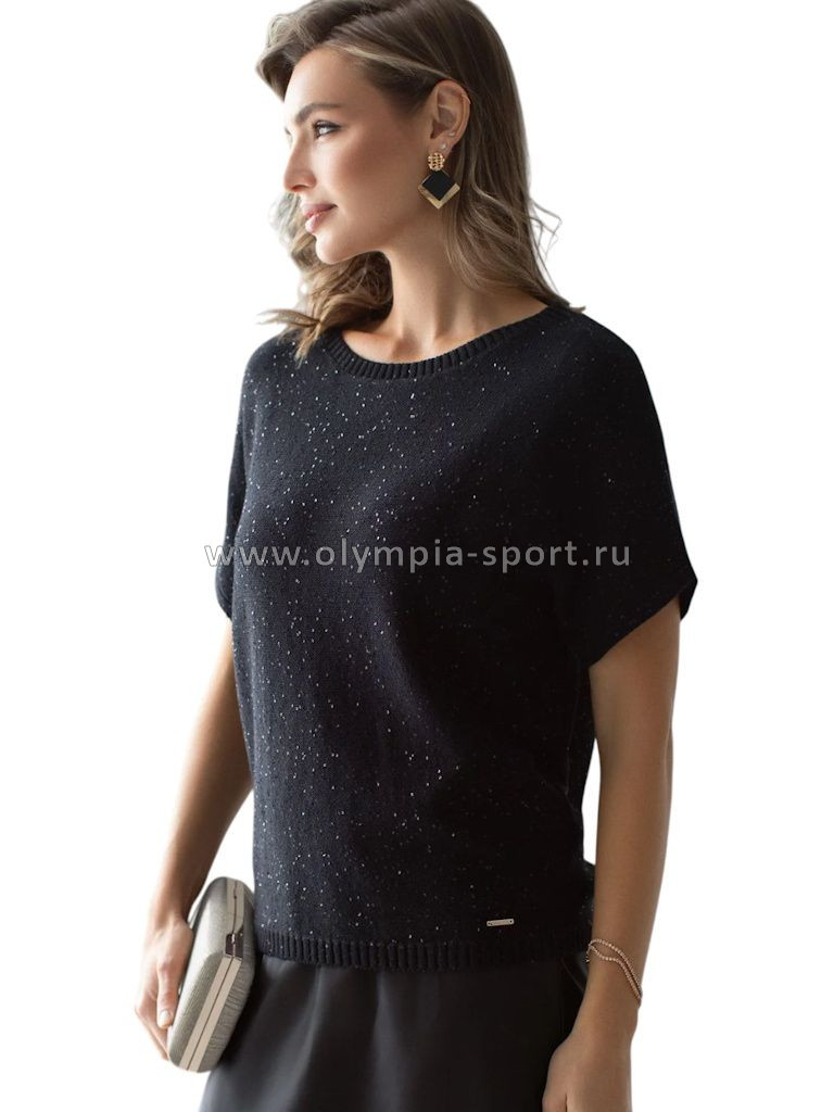 Джемпер женский Vilatte D39.367 черный