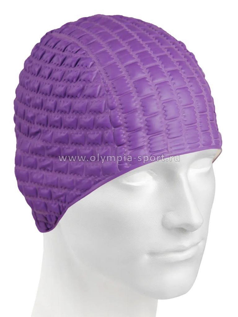 Шапочка для плавания Mad Wave Candy bubble, резиновая