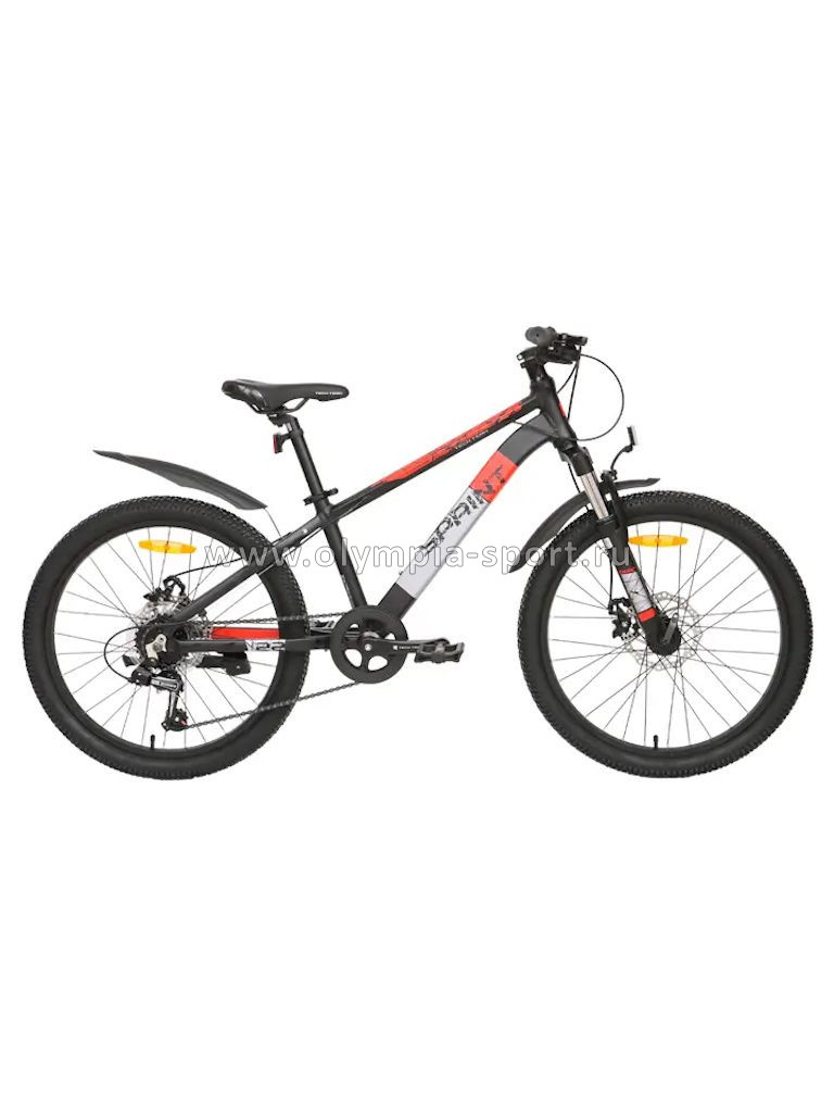 Велосипед TechTeam SPRINT (20" 7ск рост 11") черный-красный